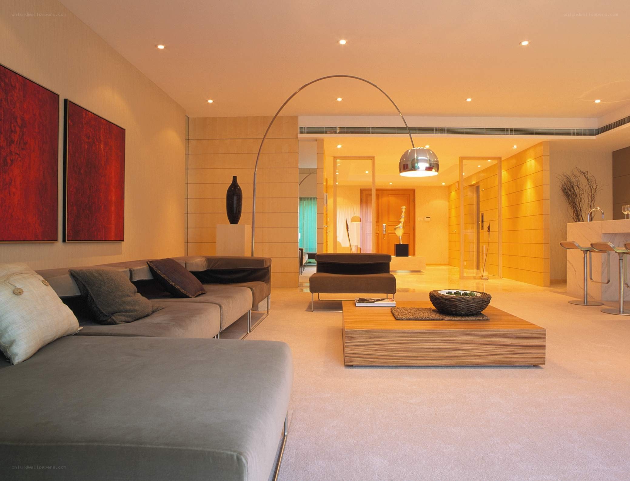 Modern living room interior