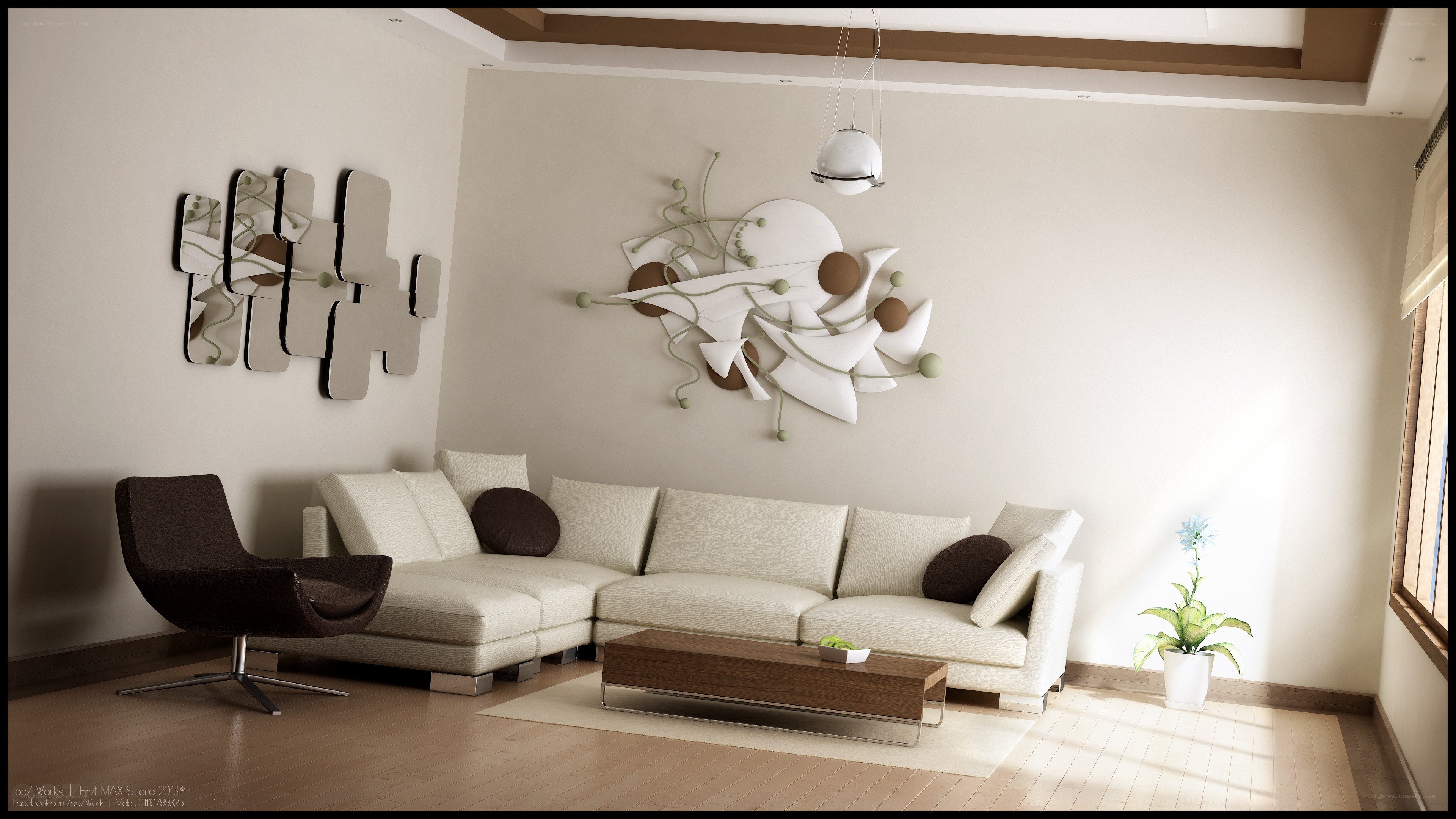 Modern living room interior