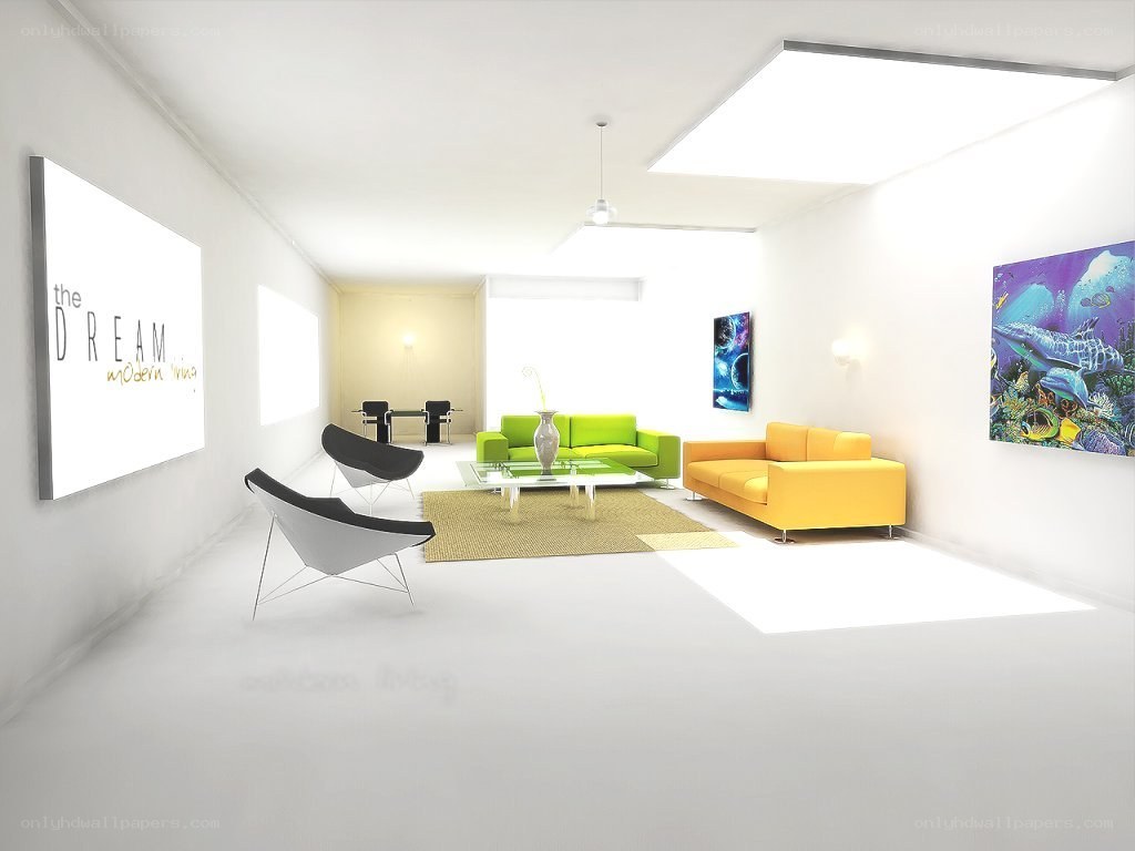 Modern living room interior