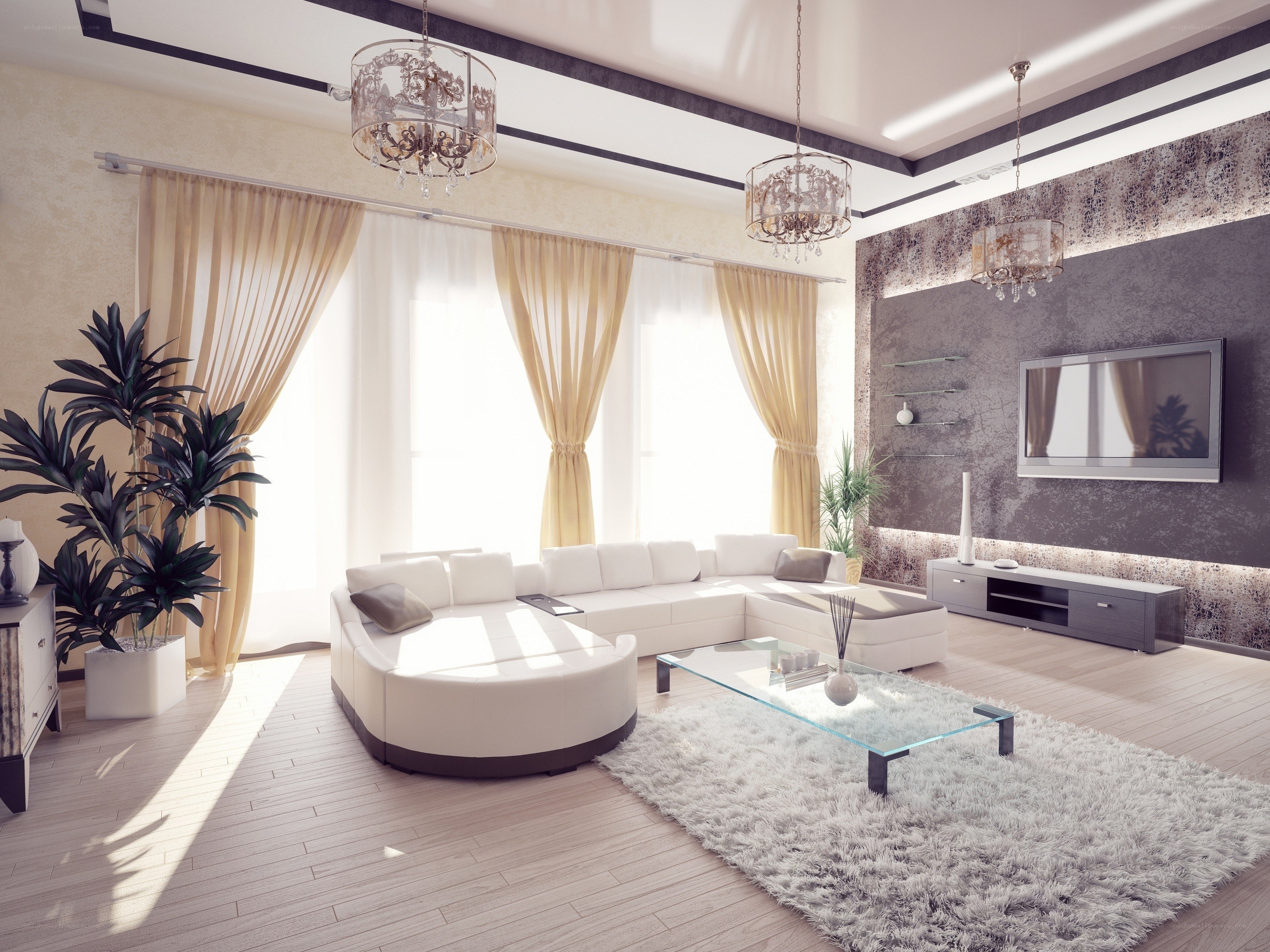 Modern living room interior