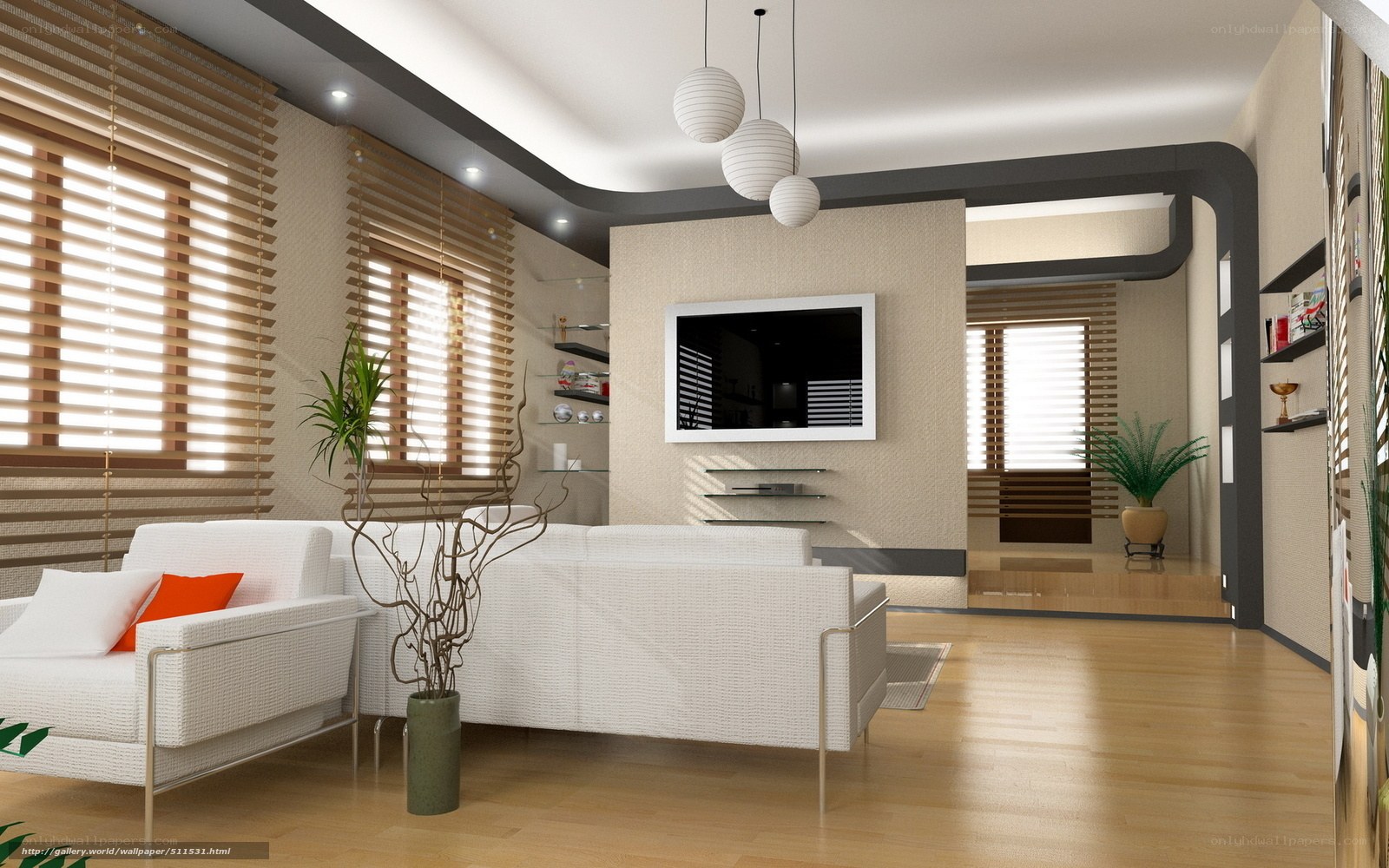 Modern living room interior