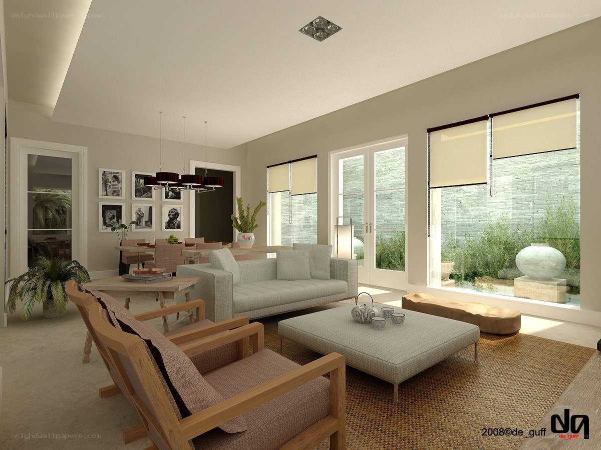 Modern living room interior