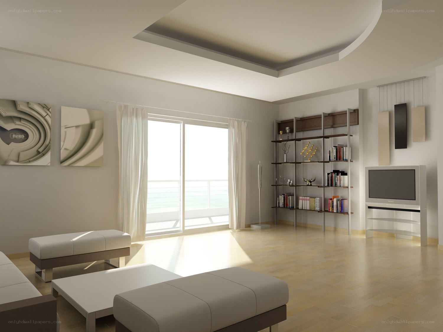 Modern living room interior