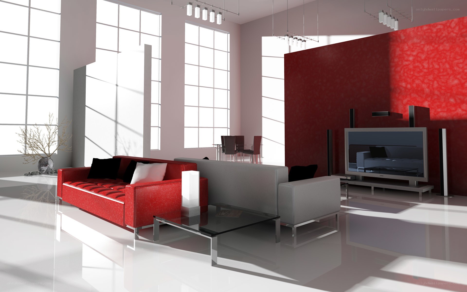 Modern living room interior