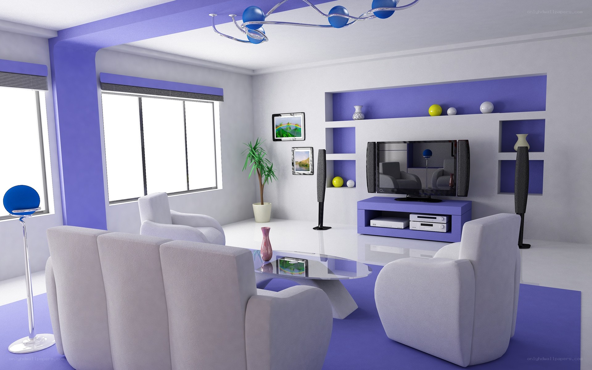 Modern living room interior