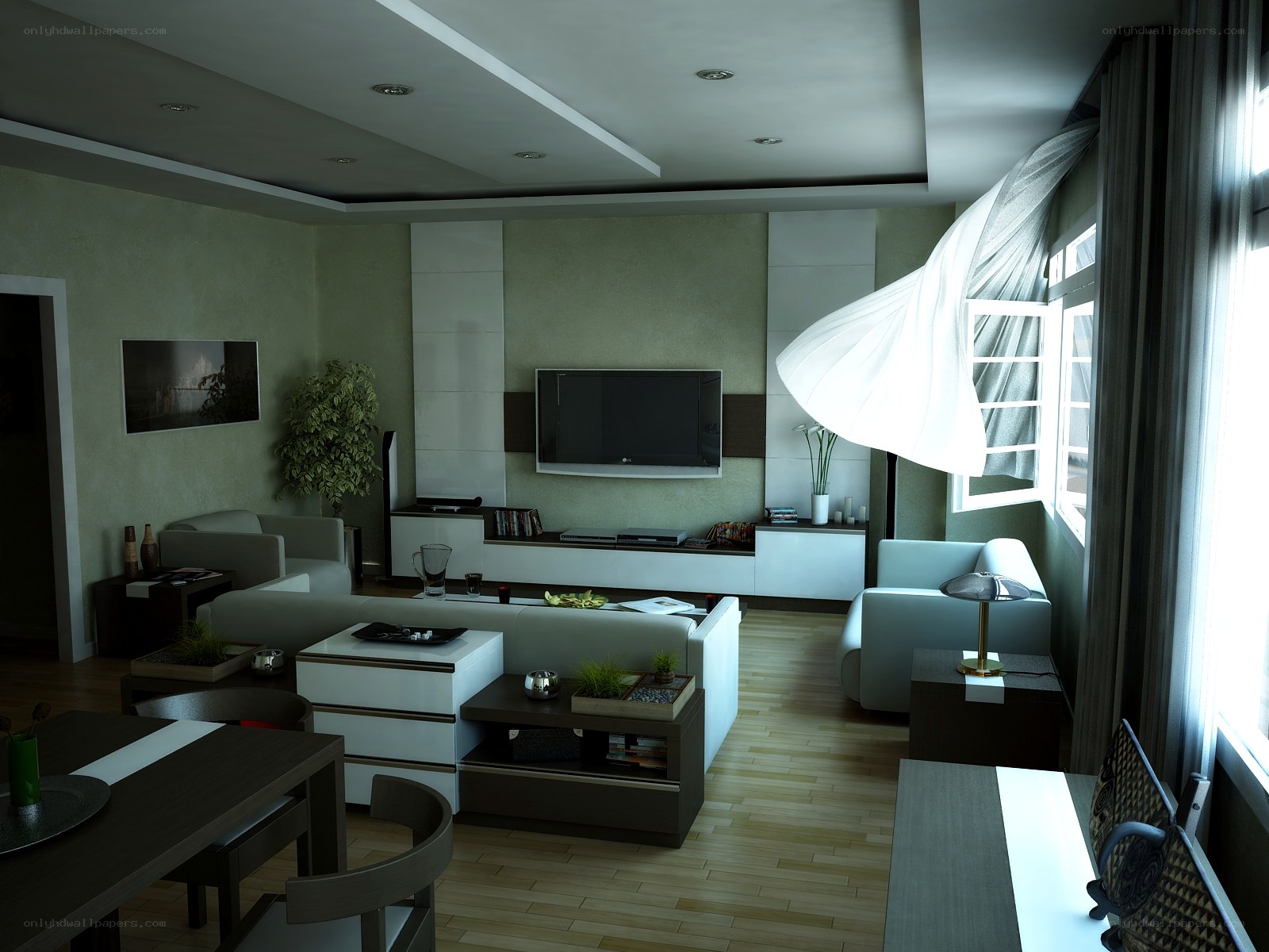 Modern living room interior