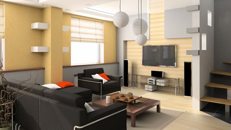 Modern living room interior