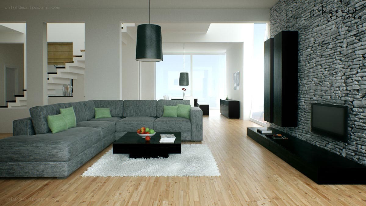Modern living room interior