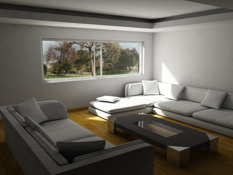 Modern living room interior