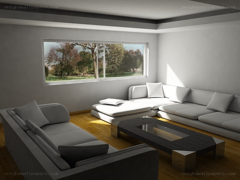 Modern living room interior