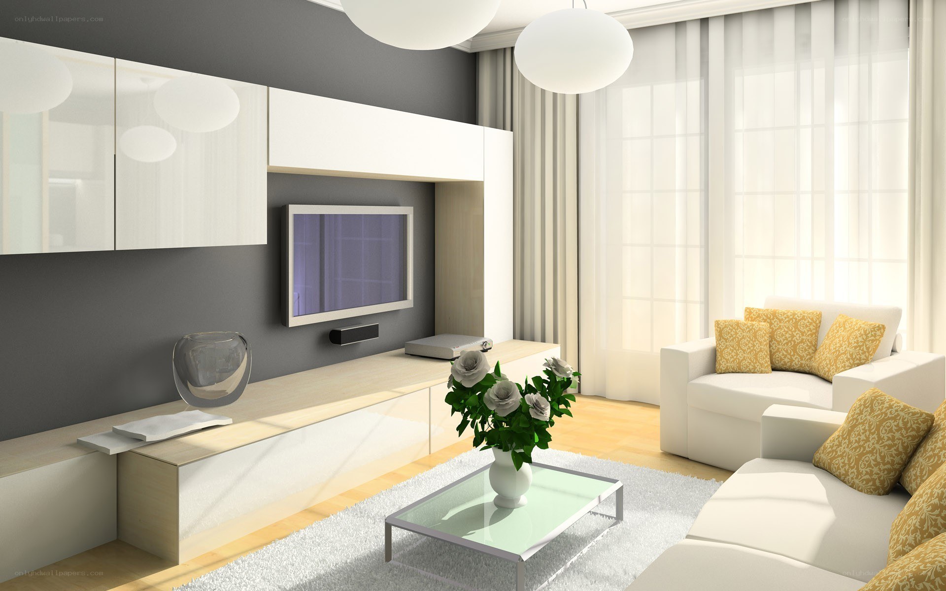 Modern living room interior
