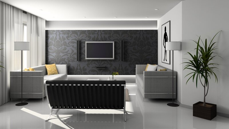 Modern living room interior