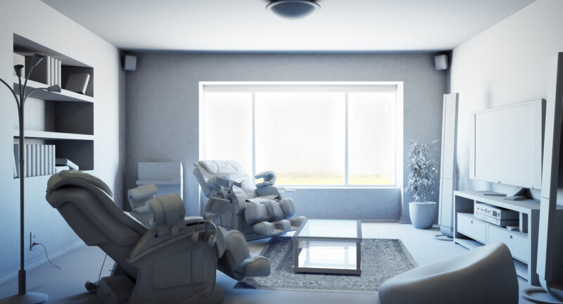 Modern living room interior