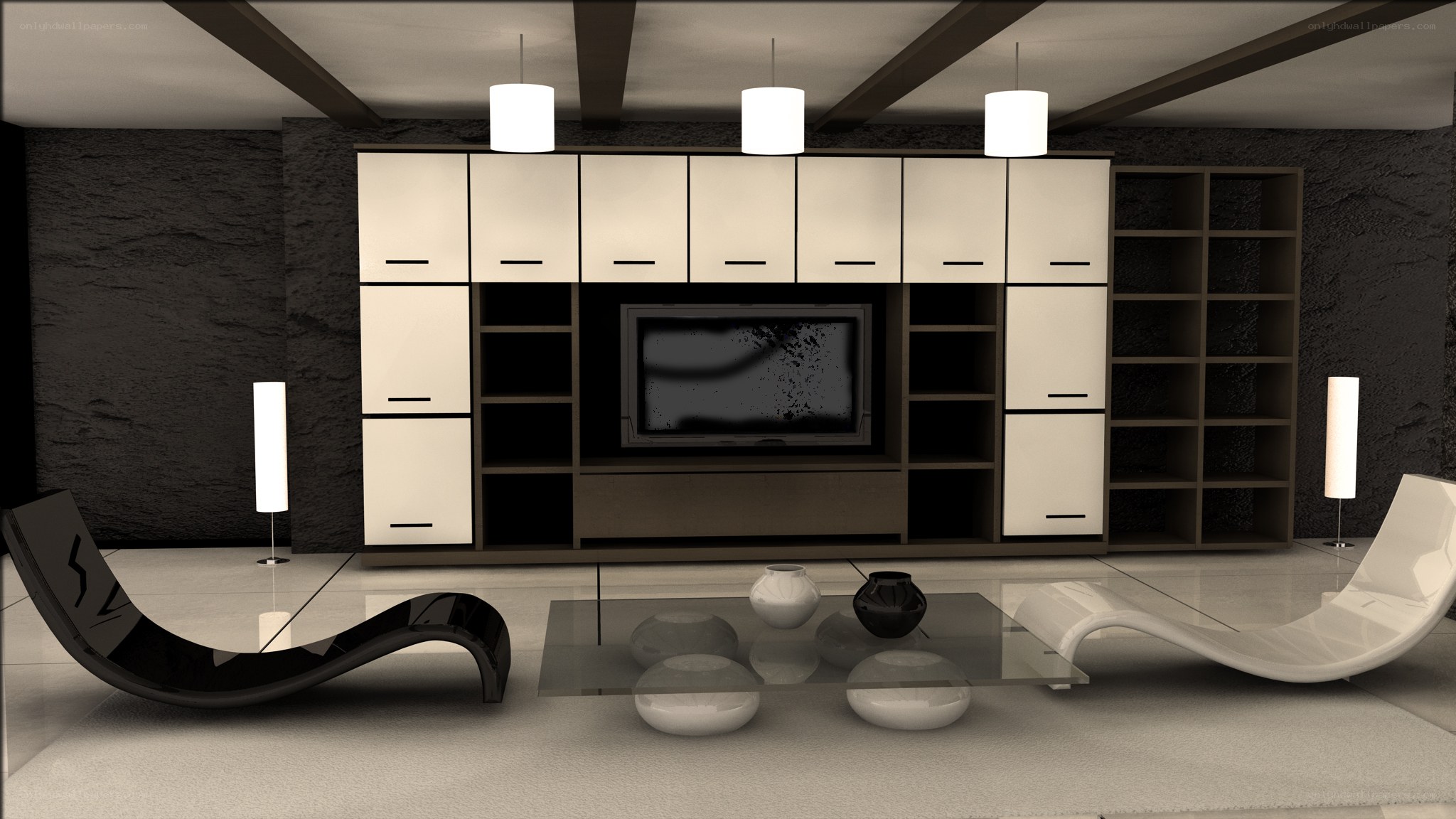 Modern living room interior