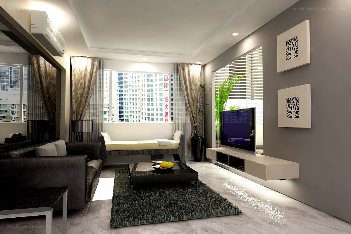 modern living room interior