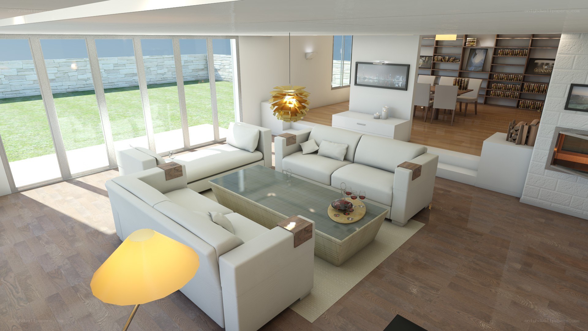 Modern living room interior