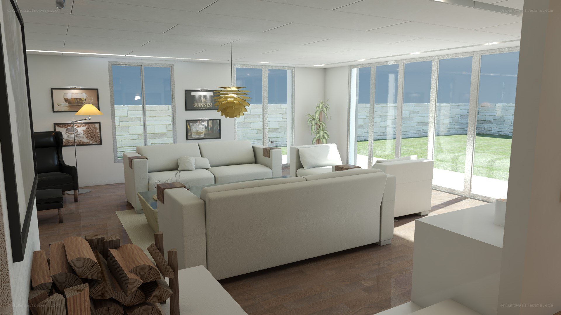 Modern living room interior