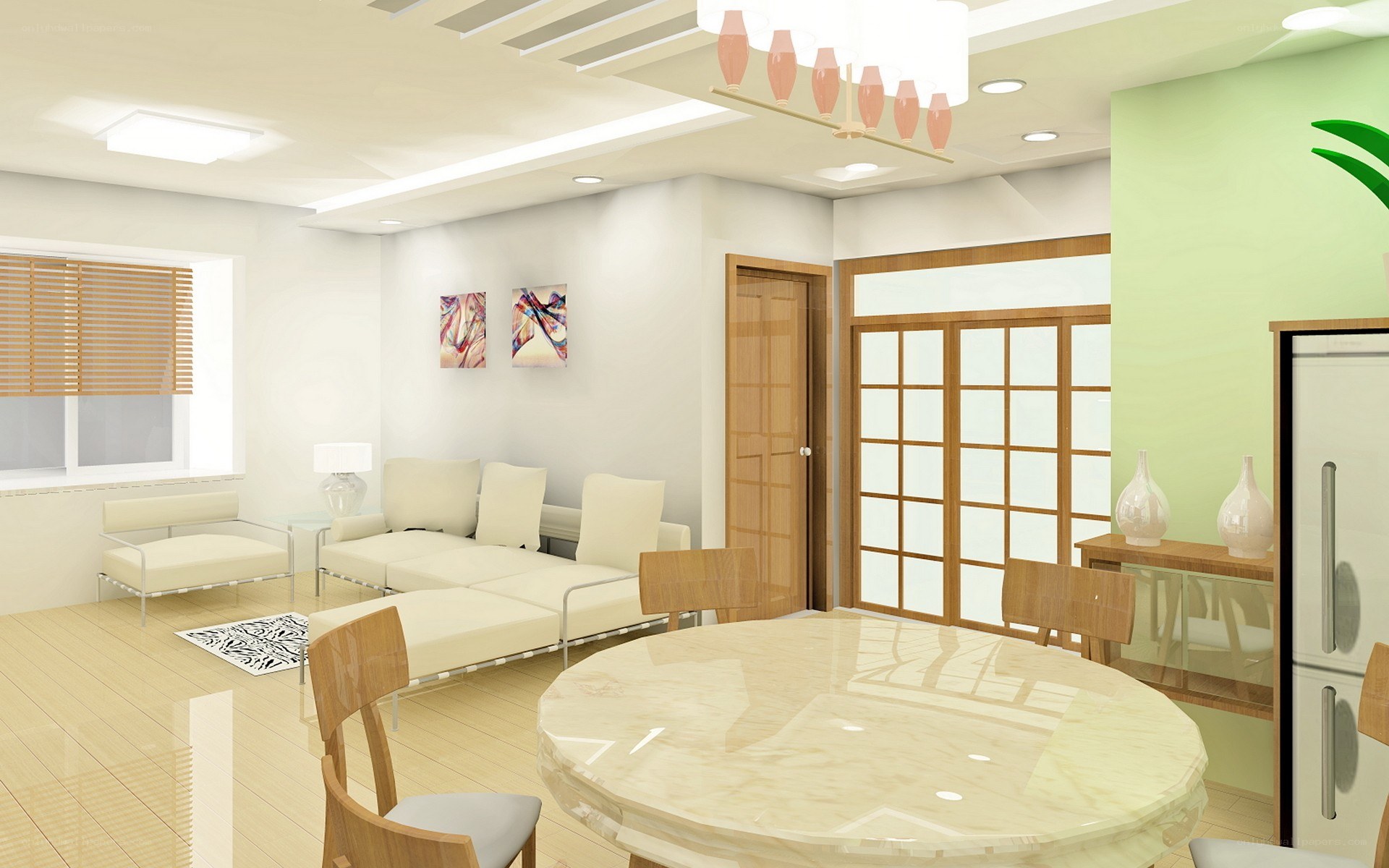 Modern living room interior