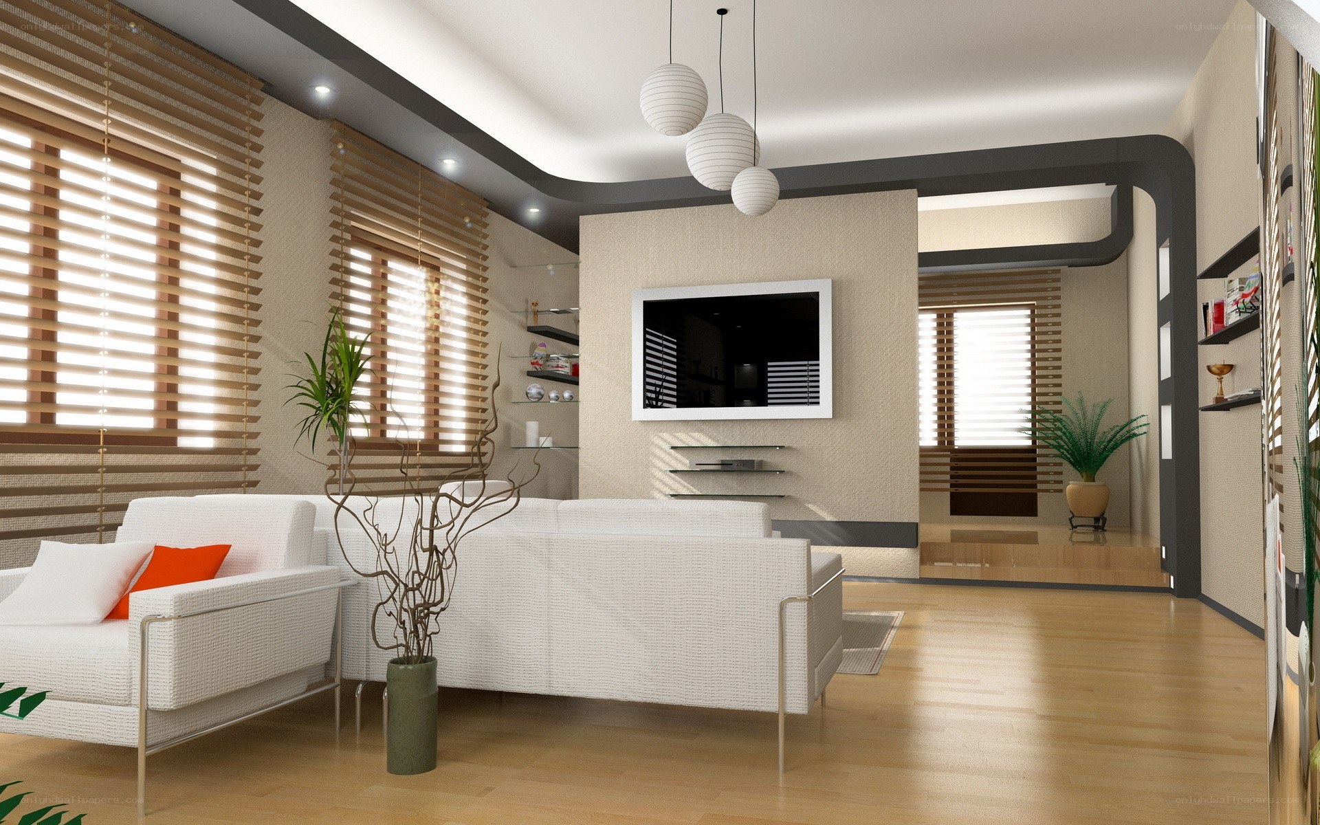 Modern living room interior
