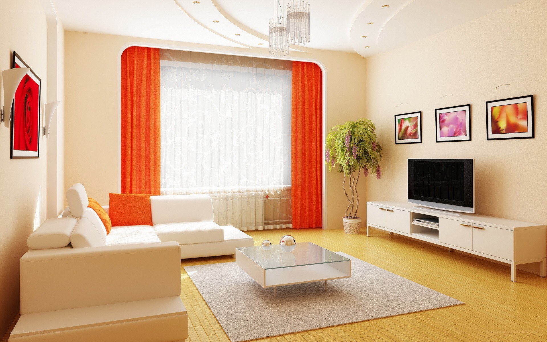 Modern living room interior