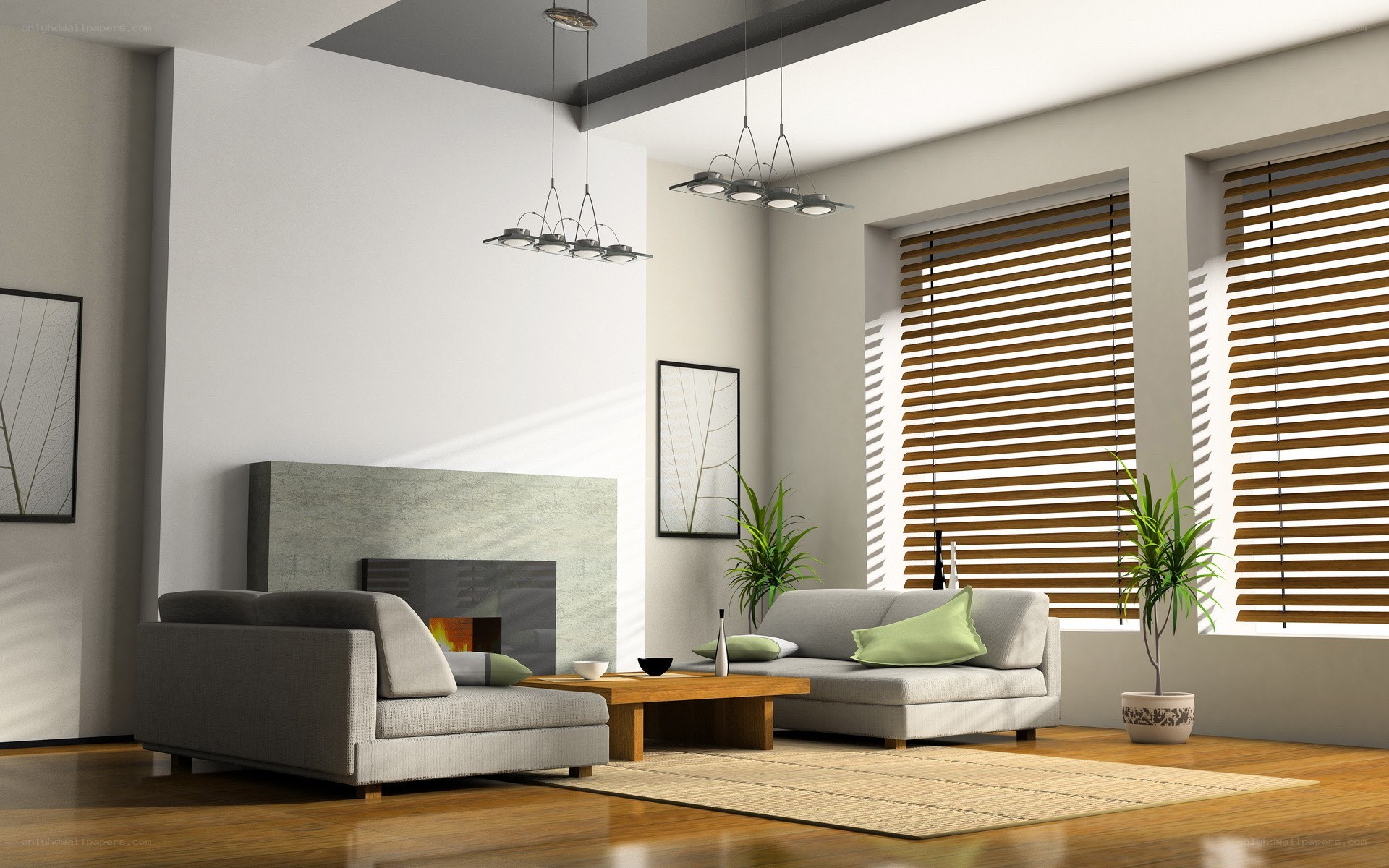 Modern living room interior