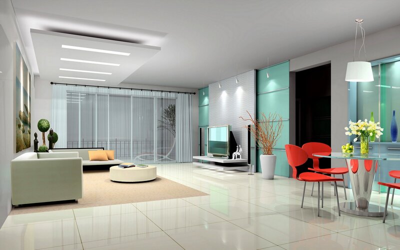 Modern living room interior