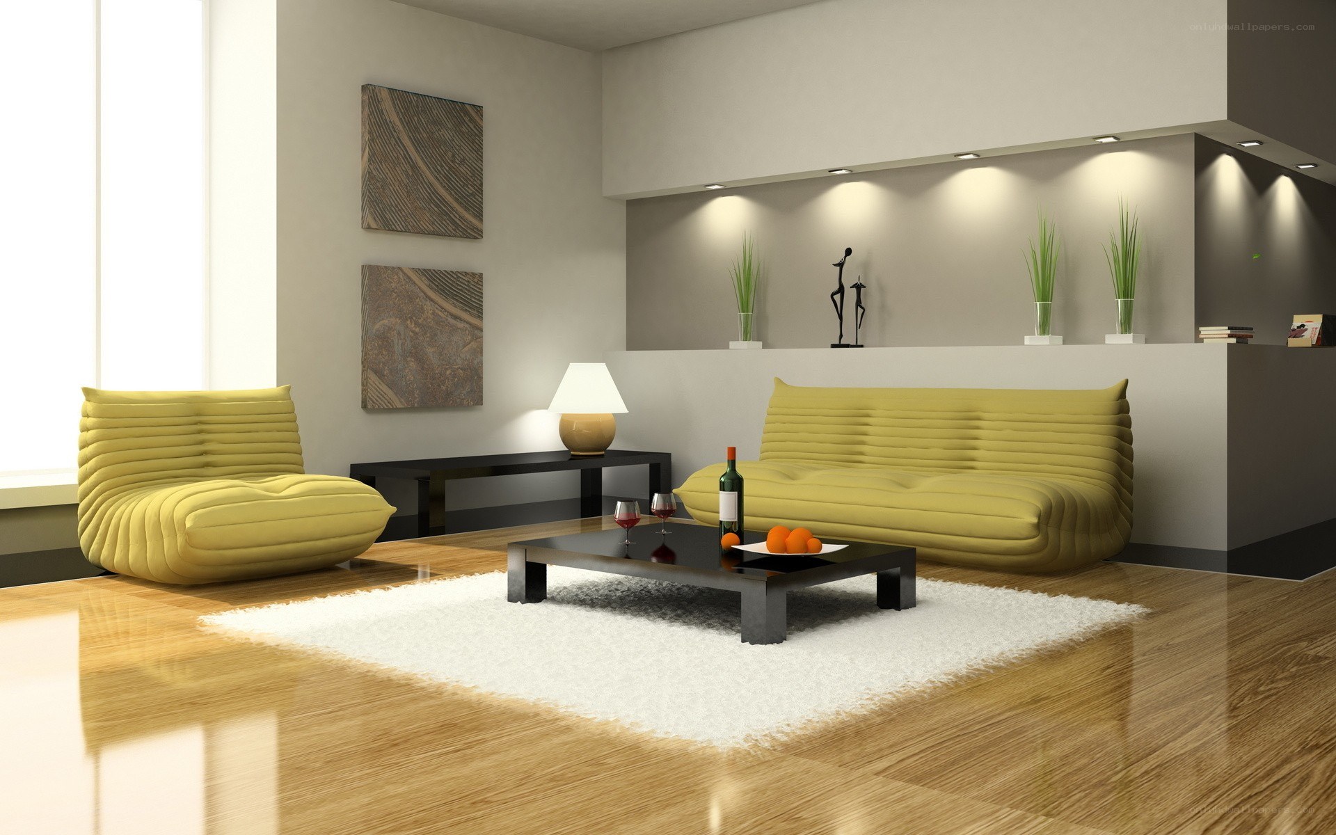 Modern living room interior