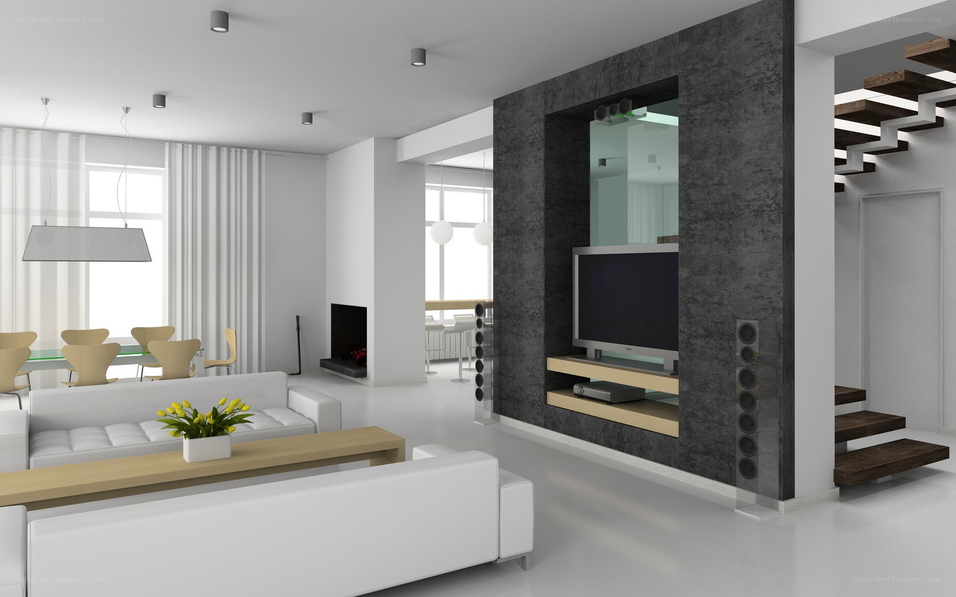 Modern living room interior