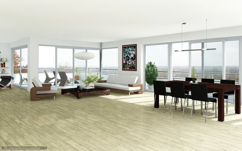 Modern Living Room Interior — White, Serene, Afternoon, 3d Render, Sofa, Dining Table