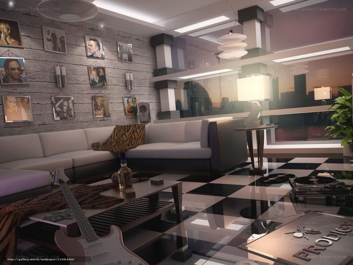modern living room interior