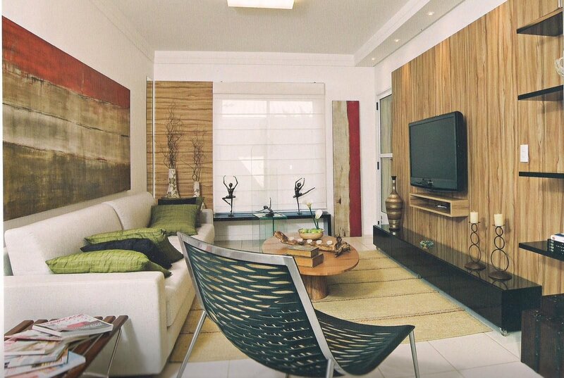 Modern Living Room — White, Calm, Afternoon, Photograph, Sofa, Coffee Table, Tv