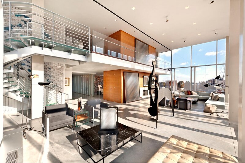 Modern Loft Interior — White