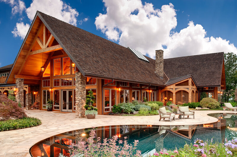 Modern Log Cabin