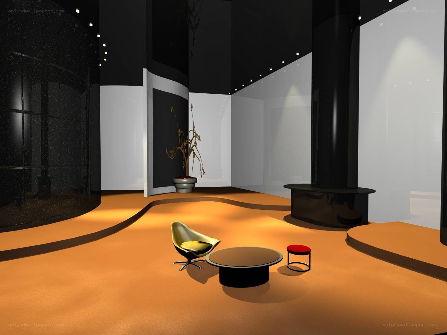 modern lounge interior