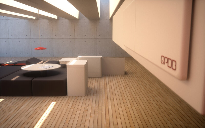 Modern lounge interior