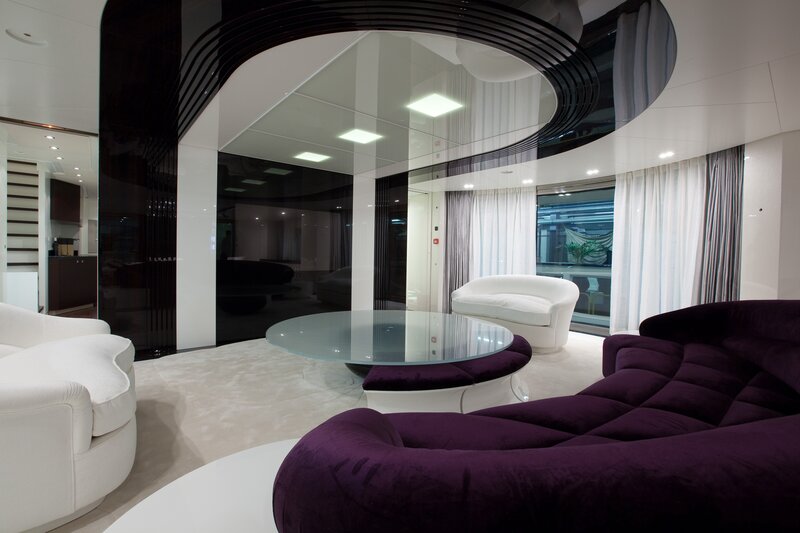 Modern Lounge Interior — White