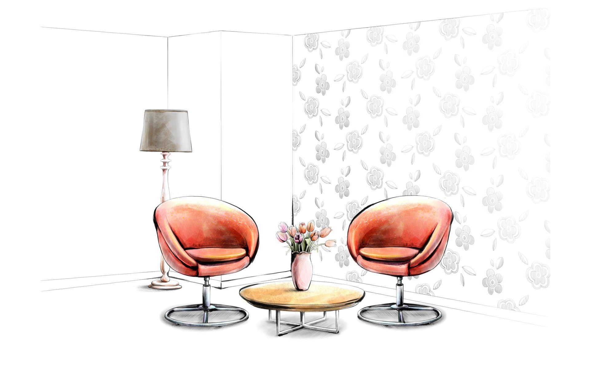 Modern lounge seating design