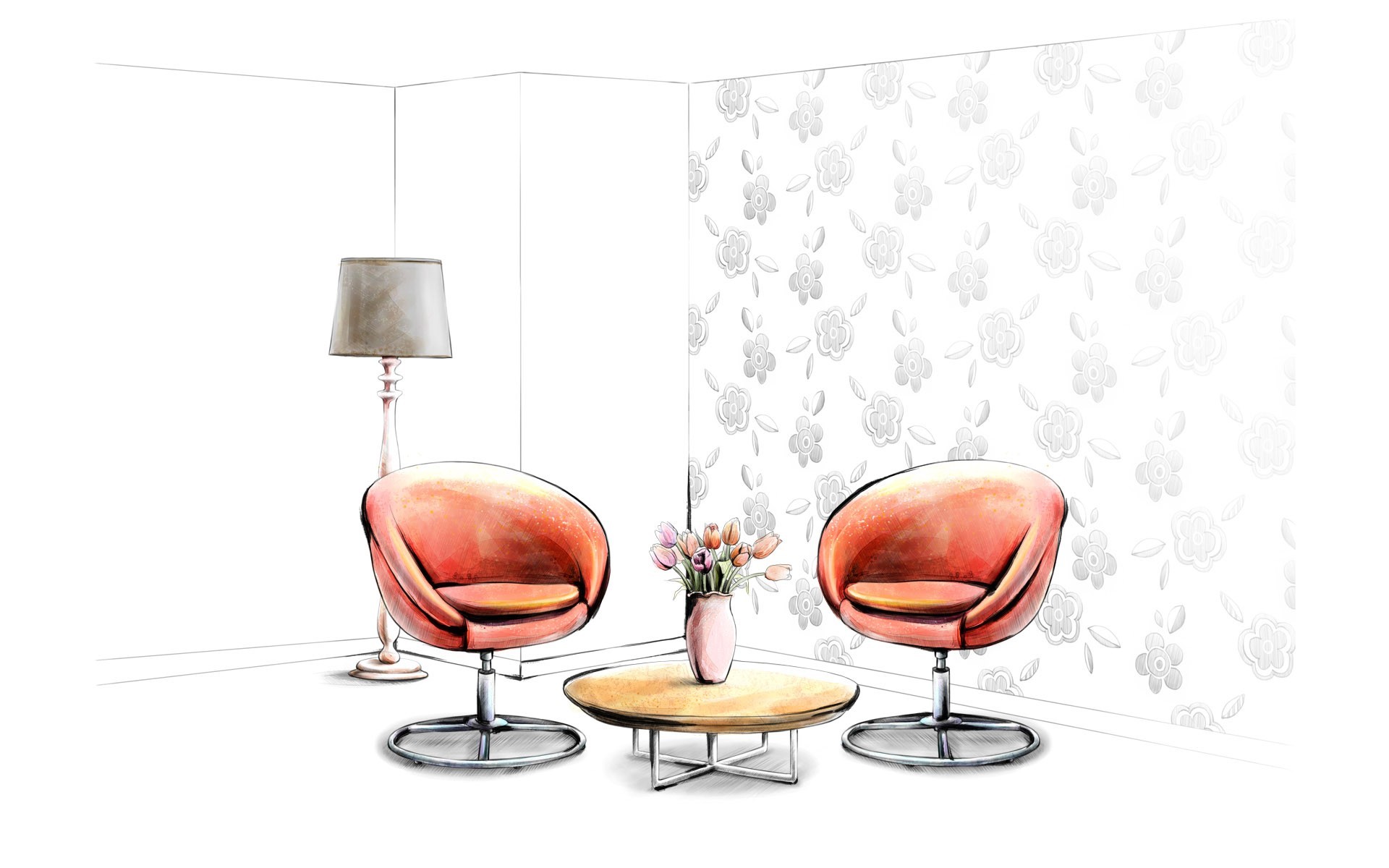 Modern lounge seating design
