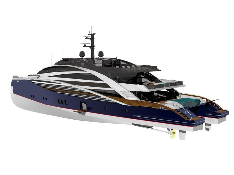 modern luxury catamaran yacht