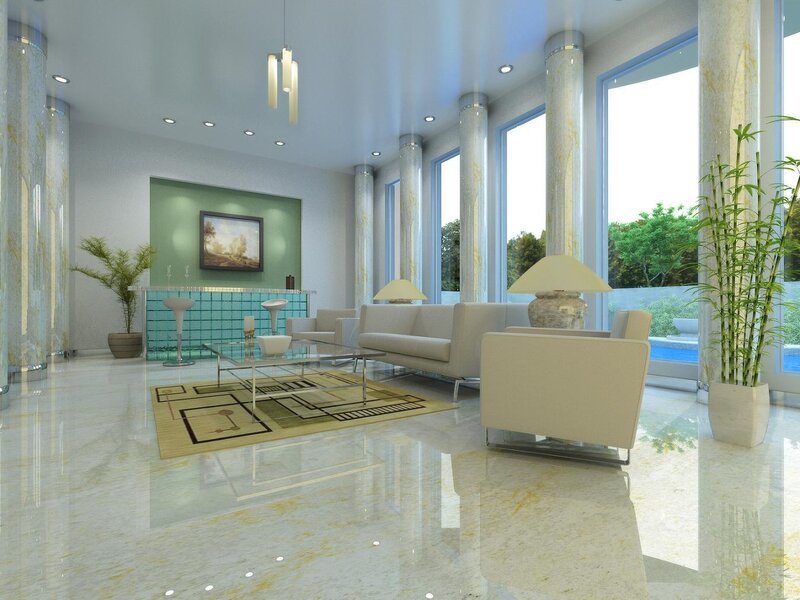 Modern luxury living room