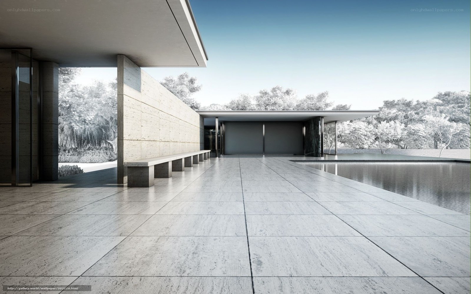 Modern minimalist architecture