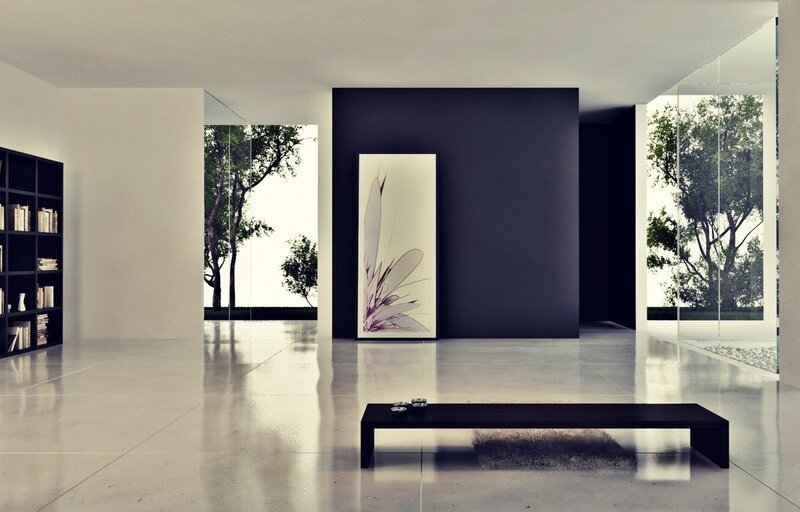 modern minimalist living room