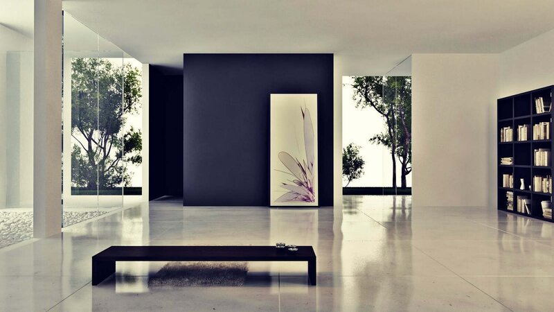 modern minimalist living room