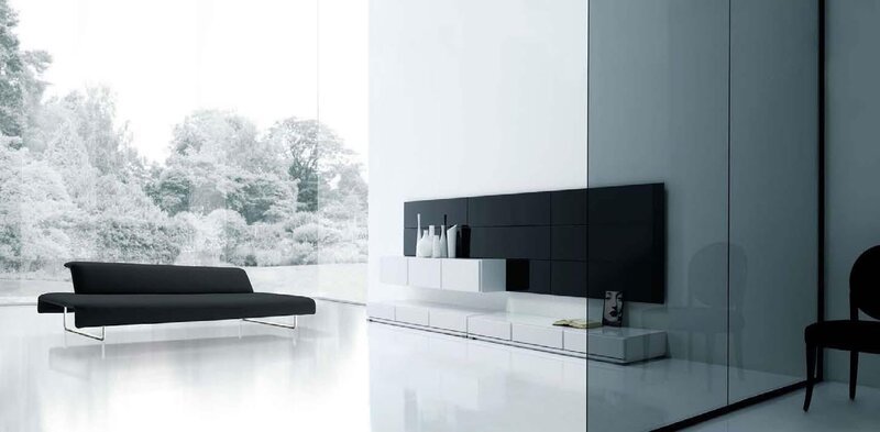 Modern minimalist living room