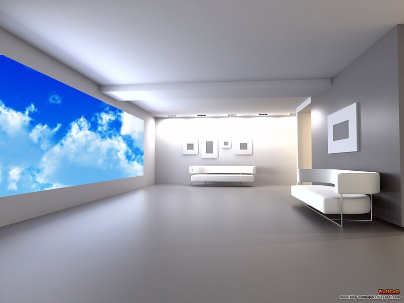 Modern minimalist living room