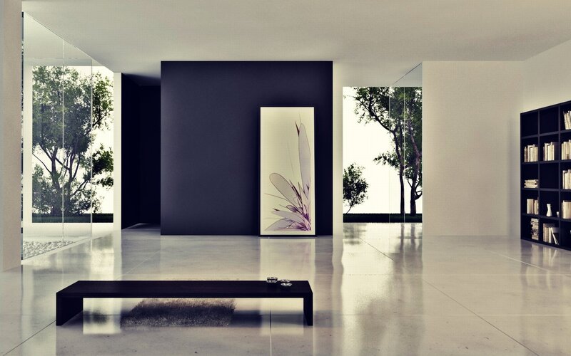 Modern Minimalist Room — White