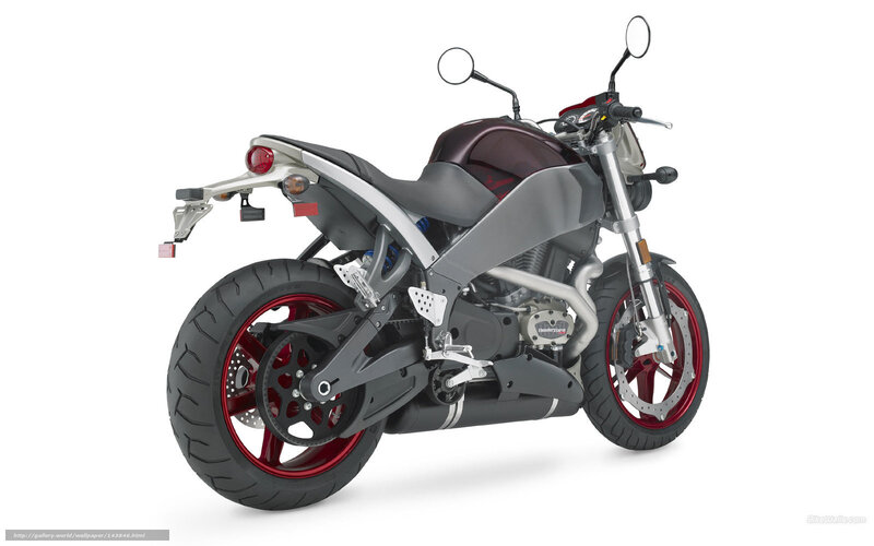 modern motorcycle from side view