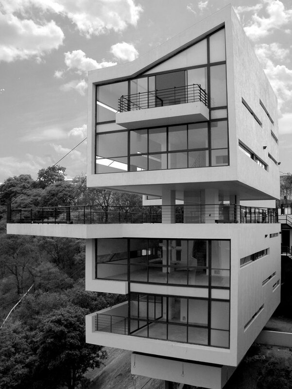 Modern multi-level building