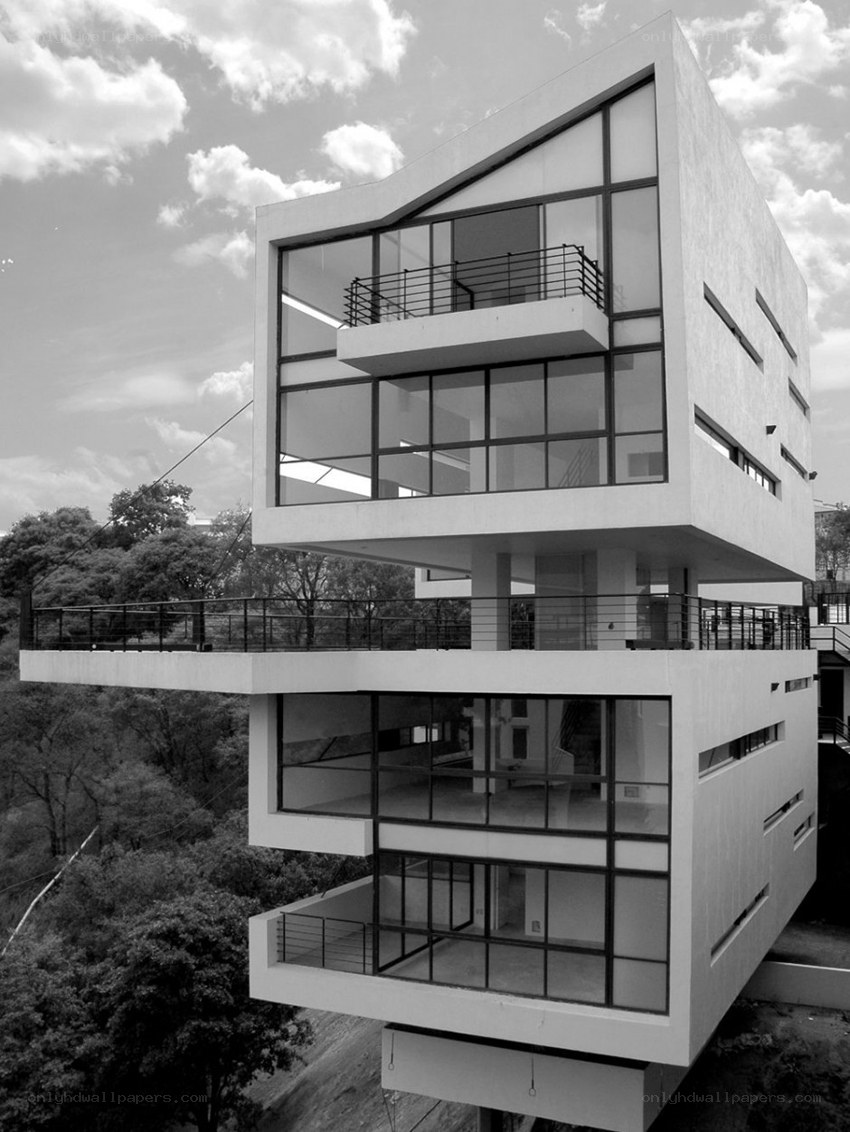 Modern multi-level building
