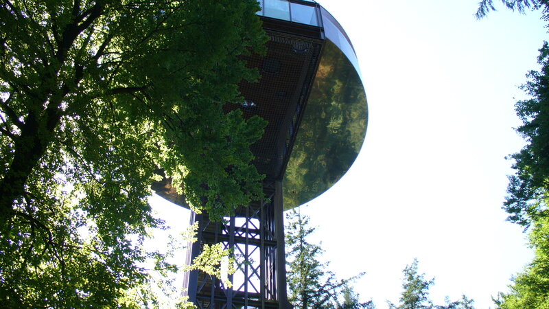 Modern Observation Tower — Green